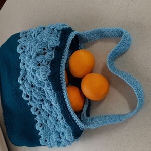 New One of a kind Crocheted Market Bag